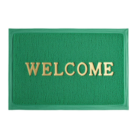 Covoraș intrare tip Lufă RPX-COV din PVC 38×58 cm exterior mesaj welcome