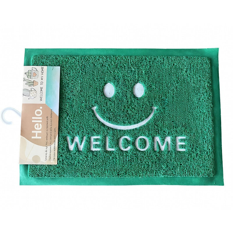 Covoraș de intrare tip lufă RPX-COV din PVC, 38 × 58 cm, antiderapant, exterior