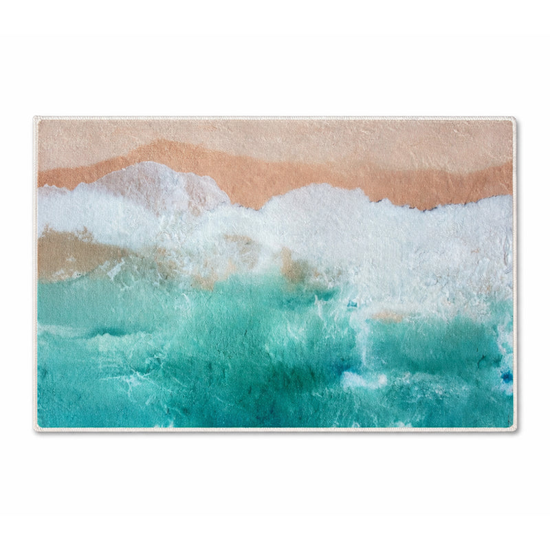 Covoraș sintetic valuri 40 × 60 cm antiderapant, lavabil, interior baie RPX-COV 46745R