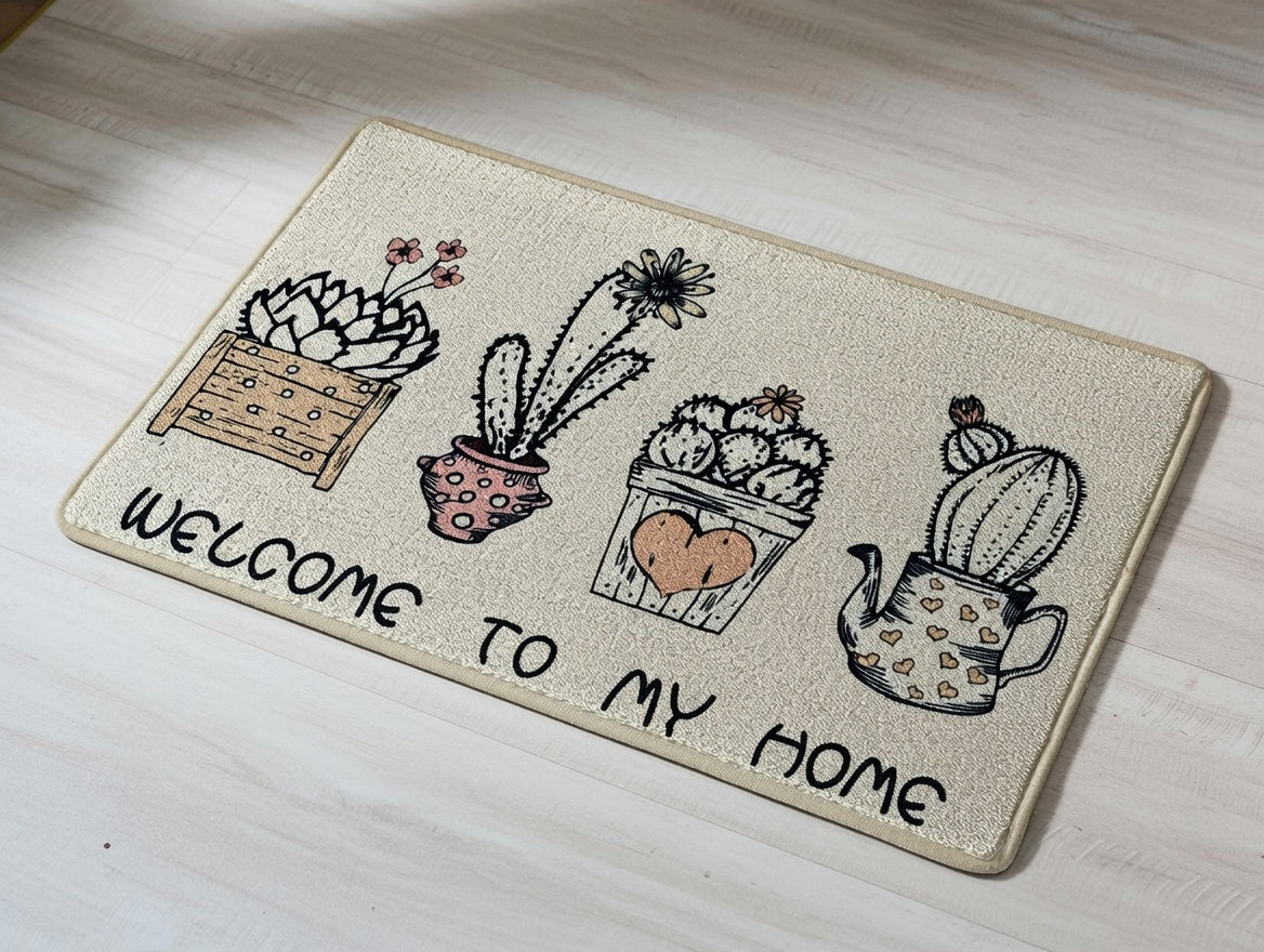 Covoraș țesut 40×60 cm WELCOME pentru interior și exterior RPX-COV 46751R