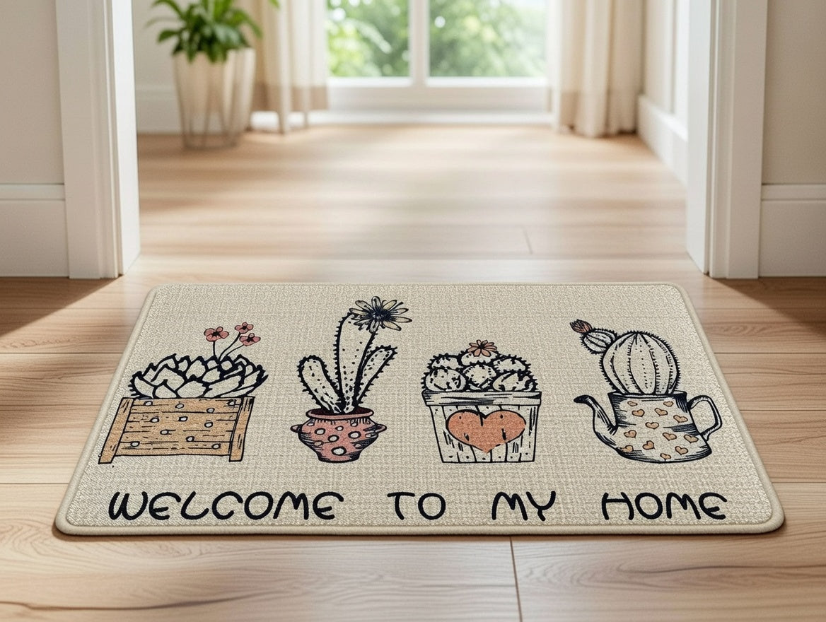 Covoraș țesut 40×60 cm WELCOME pentru interior și exterior RPX-COV 46751R
