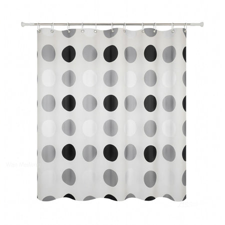 Perdea duș 90 g PEVA 180×200 cm model cercuri RPX-DUS 46755R