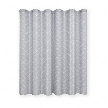Perdea duș 180x200 cm carouri gri, material PEVA, ecologic, fără miros RPX-DUS 46758R