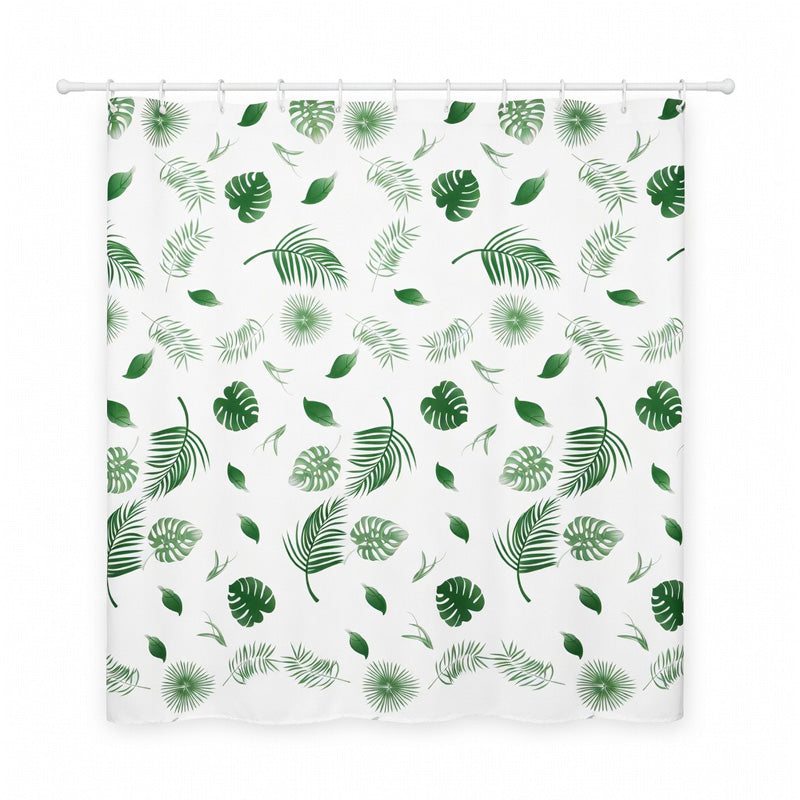Perdea duș 180×200 cm model frunze, material PEVA eco fără miros RPX-DUS 46761R