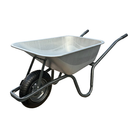 Roabă RPX-ROA cuvă galvanizată cu cadru din oțel și anvelopă pneumatică, capacitate mare de încărcare