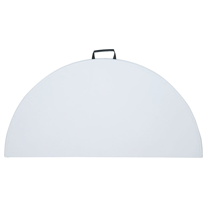 Masă pliabilă rotundă 120 cm cu structură HDPE și cadru oțel, 120 kg, RPX-PLI 46815R