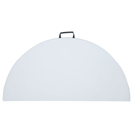 Masă pliabilă rotundă 120 cm cu structură HDPE și cadru oțel, 120 kg, RPX-PLI 46815R