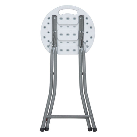 Scaun pliabil tip taburet 31 cm 45 cm 120 kg rășină HDPE cadru oțel RPX-PLI 46817R