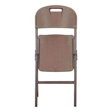 Scaun pliabil cu spătar tip ratan 54×46 cm capacitate 120 kg RPX-PLI 46820R