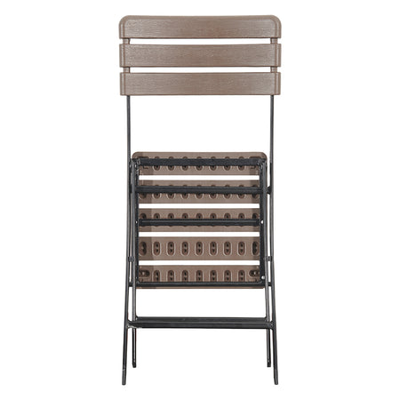 Scaun pliabil cu spătar tip lemn, 54×46 cm, 83 cm, 120 kg, RPX-PLI 46821R