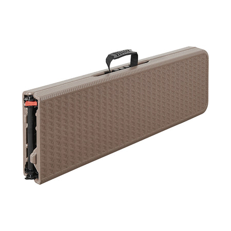 Bancă pliabilă tip ratan 183×28×43 cm, capacitate 360 kg, pentru interior și exterior RPX-PLI 46822R