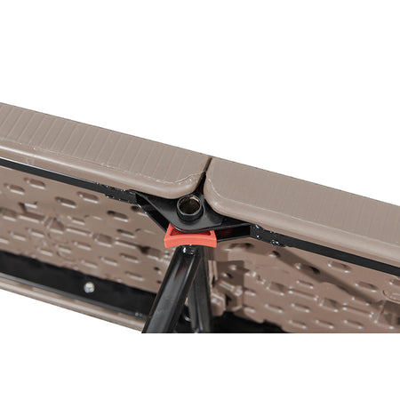 Bancă pliabilă tip ratan 183×28×43 cm, capacitate 360 kg, pentru interior și exterior RPX-PLI 46822R