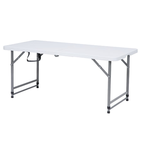 Masă pliabilă cu înălțime reglabilă 120×60 cm capacitate 120 kg RPX-PLI 46825R