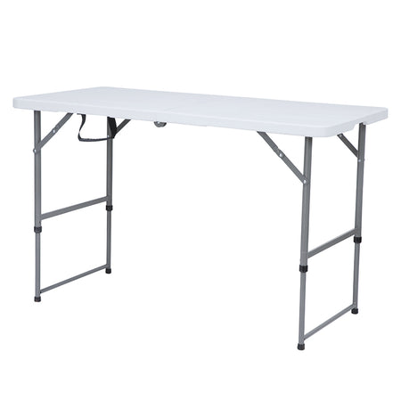 Masă pliabilă cu înălțime reglabilă 120×60 cm capacitate 120 kg RPX-PLI 46825R