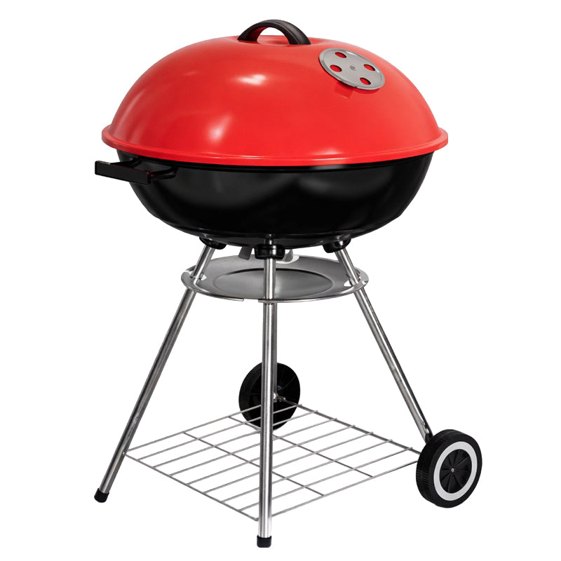 Grill cărbuni rotund cu picioare 22 inch, roșu, suprafață ø 54 cm RPX-GRI 46860R