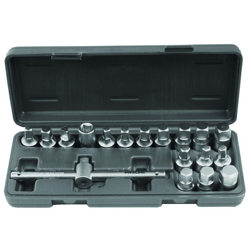 Set chei busoane baie de ulei 18 piese PROLINE 46875