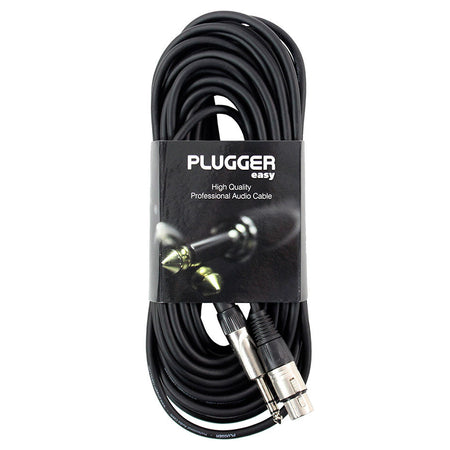 Cablu XLR mamă la jack stereo 6,35 mm Plugger