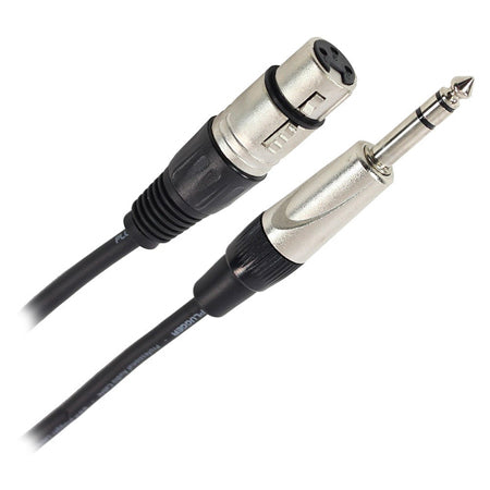 Cablu XLR mamă la jack stereo 6,35 mm Plugger