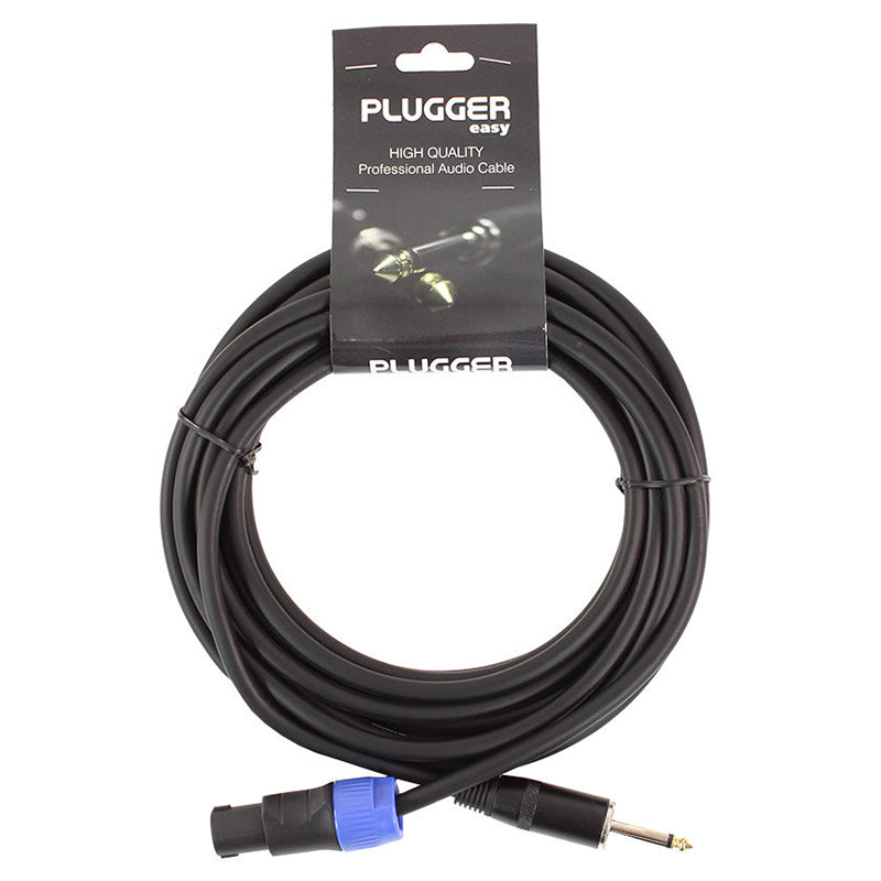 Cablu difuzor Speakon tata - jack 6,3 mm mono PLUGGER