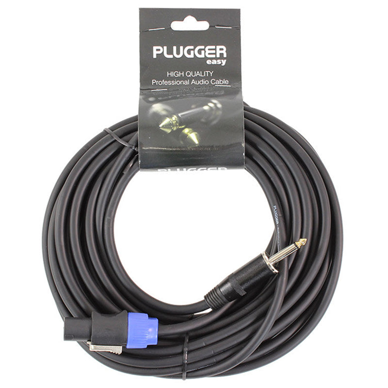 Cablu difuzor Speakon tata - jack 6,3 mm mono PLUGGER