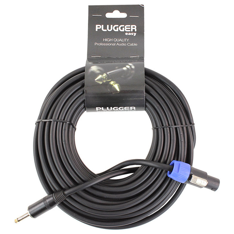 Cablu difuzor Speakon tata - jack 6,3 mm mono PLUGGER
