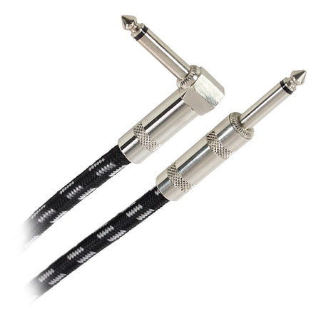 Cablu jack 6.35 mm tata 90° mono - jack 6.35 mm tata mono, 3 m Plugger 47949