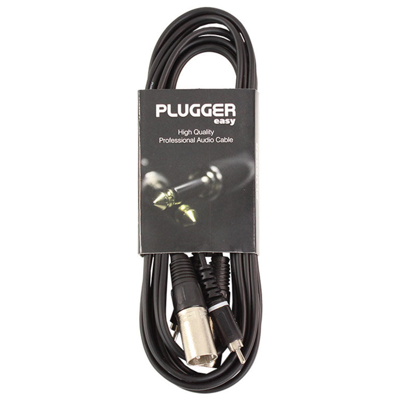 Cablu audio 2 RCA tata - 2X XLR tata PLUGGER