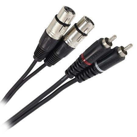 Cablu 2RCA tata - 2x XLR mama 3 m PLUGGER 47976