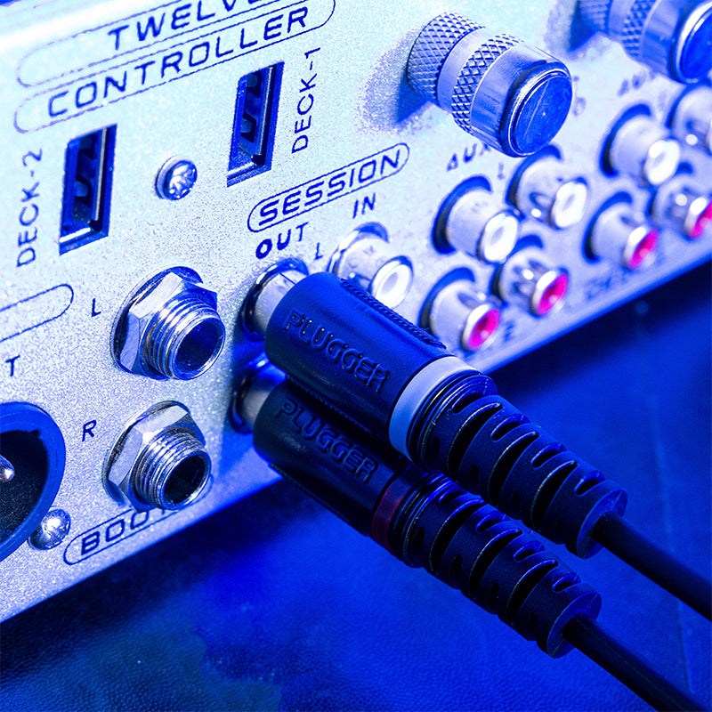 Cablu 2RCA tată - 2RCA tată pentru interconectare audio Plugger