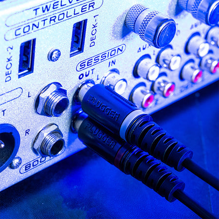 Cablu 2RCA tată - 2RCA tată pentru interconectare audio Plugger