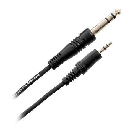 Cablu jack 3.5 tată stereo - jack 6.35 tată stereo 6 m Plugger 48024