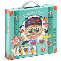 Puzzle Magnetic Educativ, Valiza Cu Fete Amuzante Eurekakids