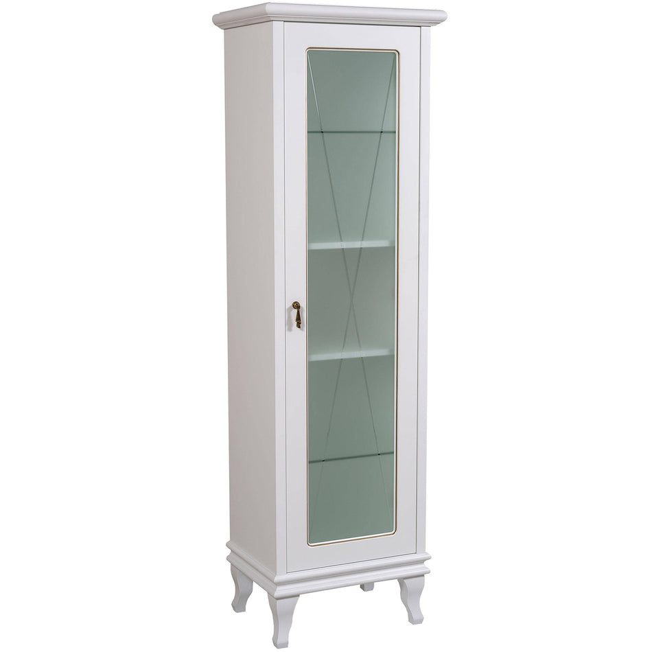 Dulap Pe Pardoseala Marlena 30cm, Alb Lucios