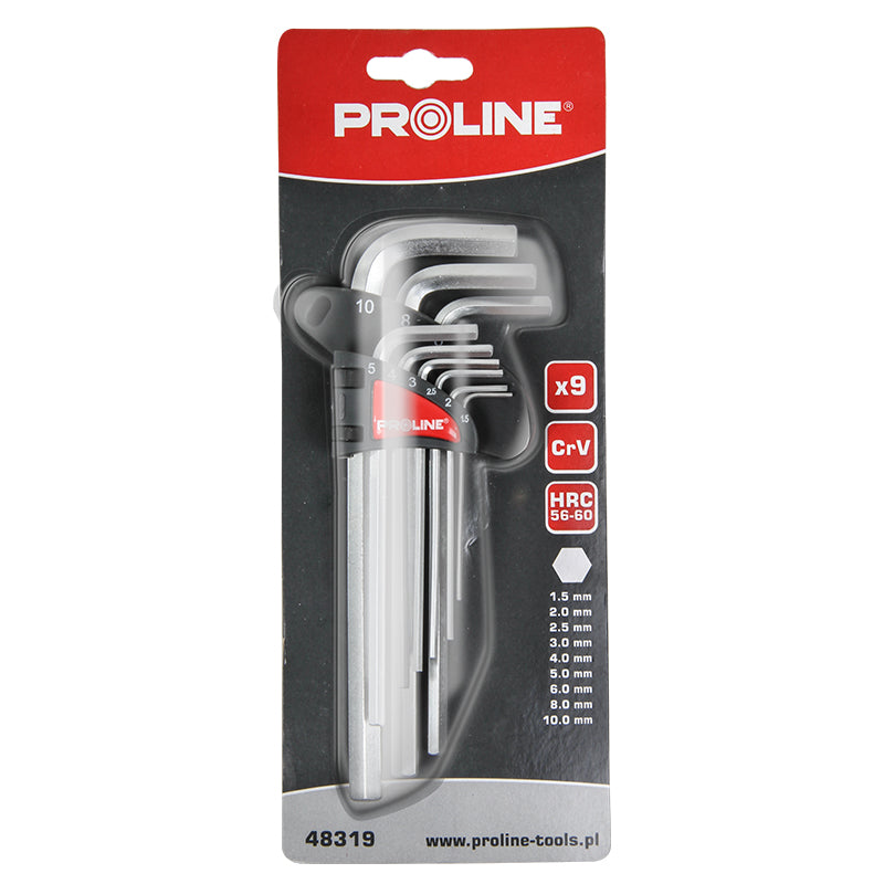 Set chei negative CR-VA lungi 1.5-10 mm, 9 piese PROLINE 48319