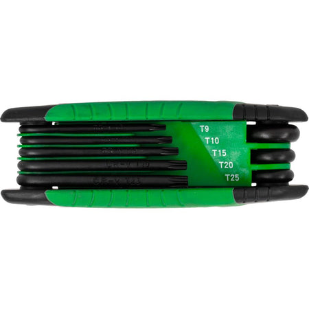 Set chei negative Torx cu mâner CR-VA T9-T40, 8 piese PROLINE 48362