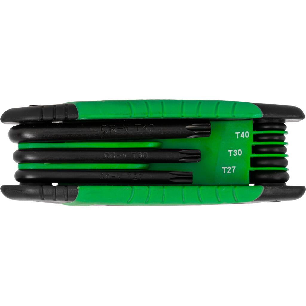 Set chei negative Torx cu mâner CR-VA T9-T40, 8 piese PROLINE 48362