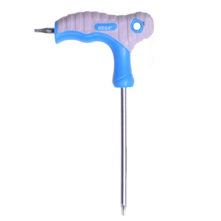 Cheie negativă tip T Torx CR-V cu mâner cauciuc MEGA