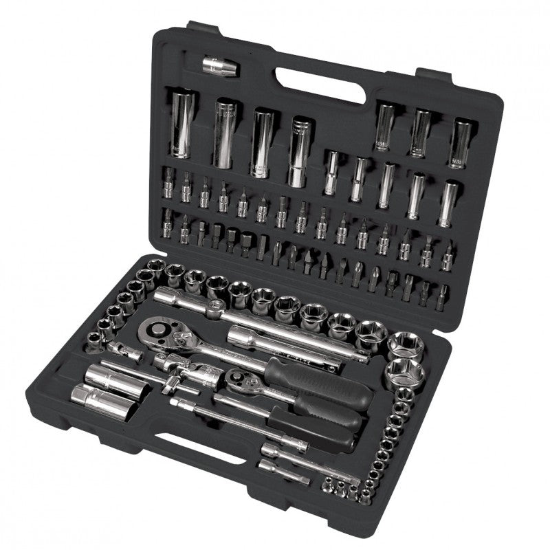 Trusă tubulare 1/2", 1/4" 4-32 mm, 94 piese în cutie de plastic PROLINE 48794