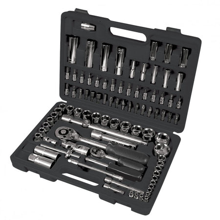 Trusă tubulare 1/2", 1/4" 4-32 mm, 94 piese în cutie de plastic PROLINE 48794