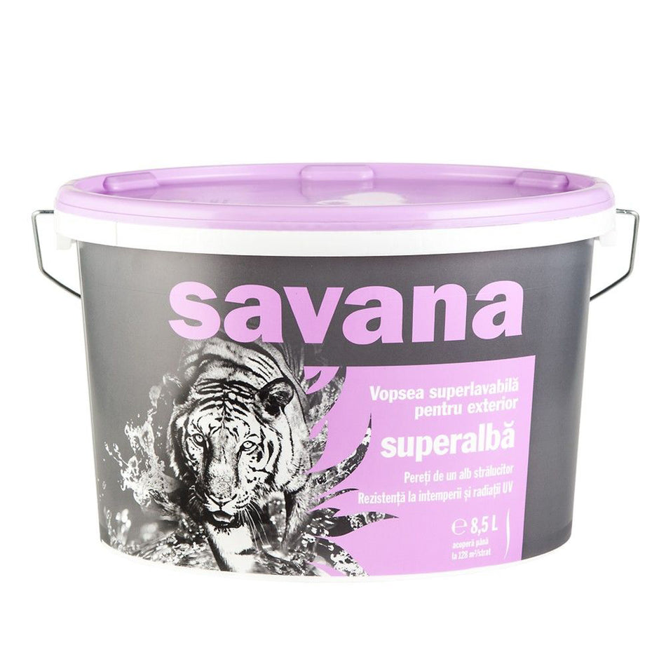 Vopsea Superlavabila Superalba Exterior, Savana, 5l