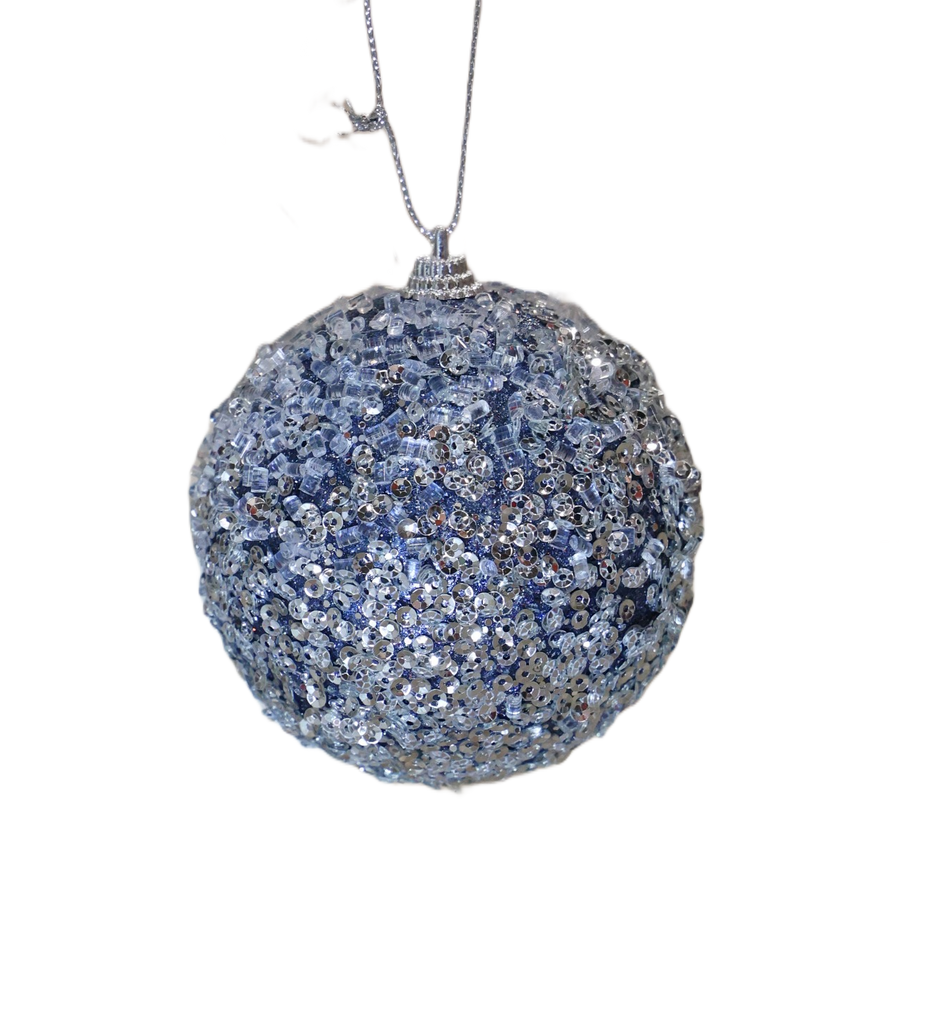 Xmas Glob 8cm Bleu Cu Gheata A2-31814ad8