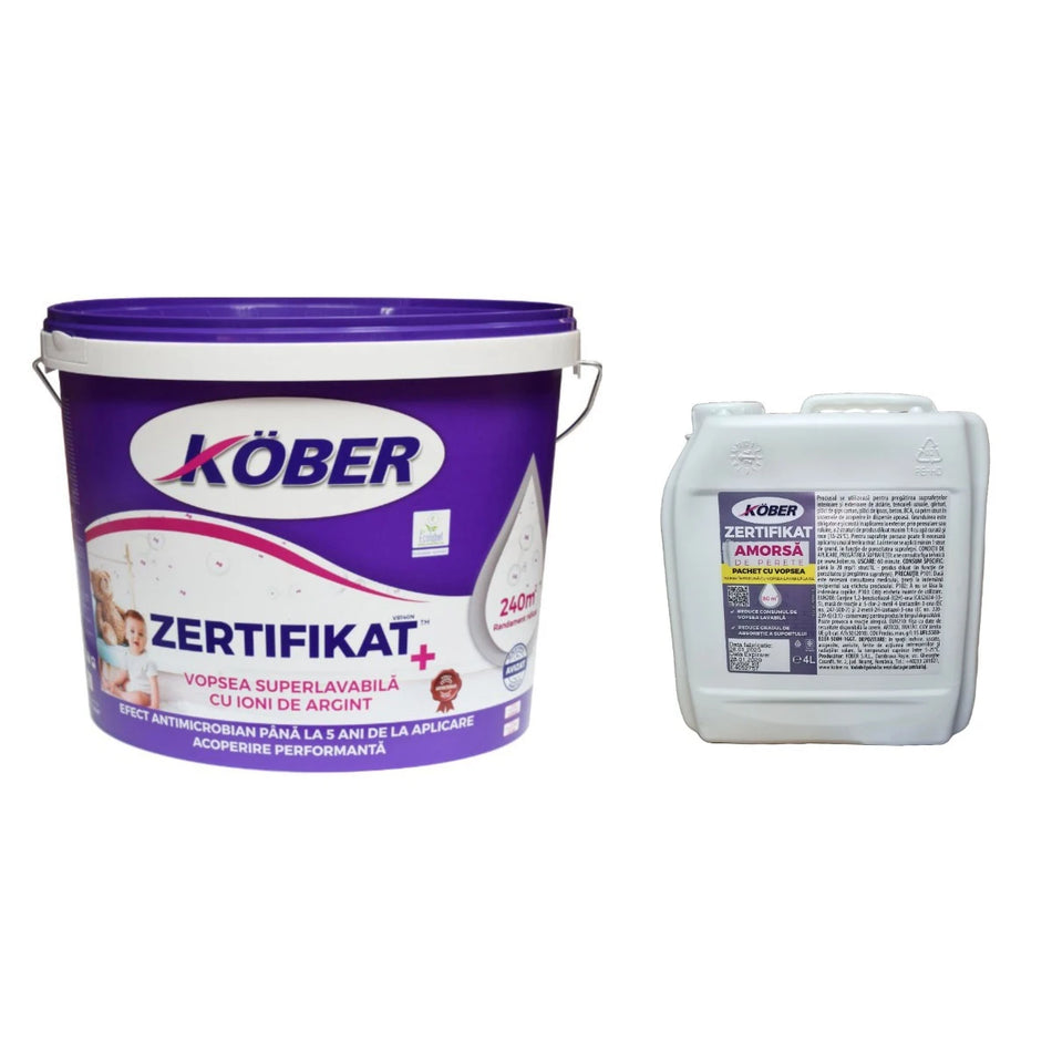 Vopsea Zertifikat Plus V8140na-p15l + Amorsa De Perete