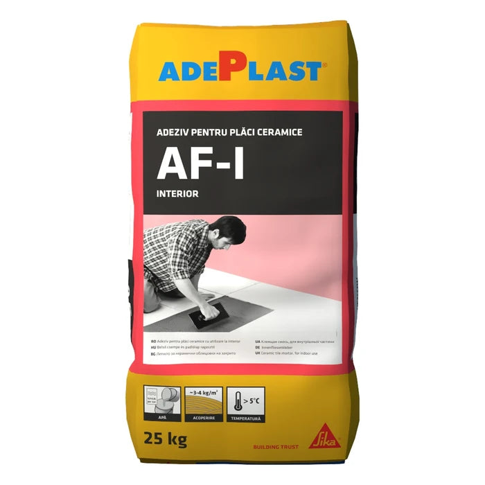 Adeziv Gresie Si Faianta Adeplast Af-i Gri, Pentru Interior, 25kg