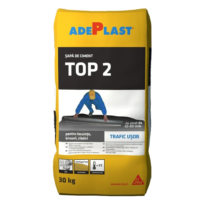 Sapa Egalizare Pe Baza De Ciment Top 2, Interior / Exterior, 30kg
