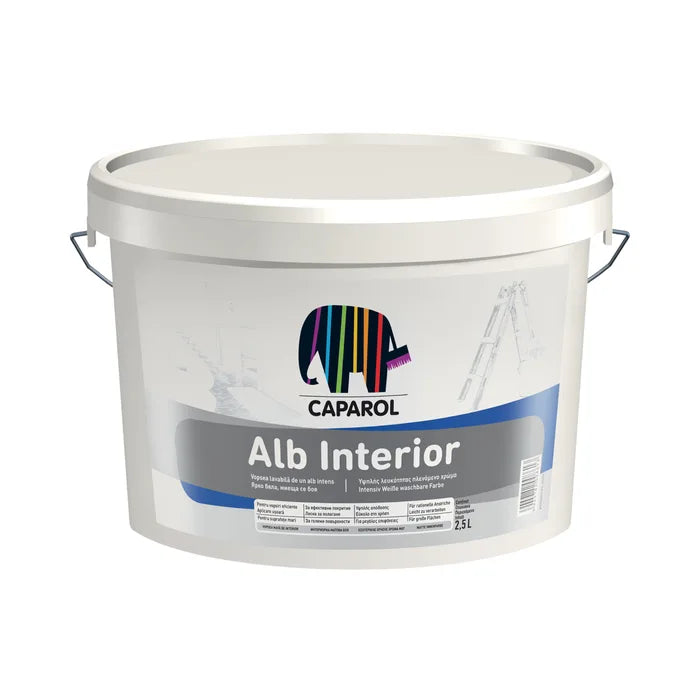 Vopsea Lavabila Caparol Alb Interior, Interior, Alb, 2.5l