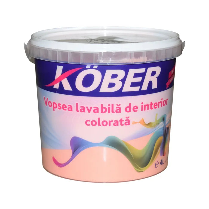 Vopsea lavabilă gata colorată, flamingo, 4 L