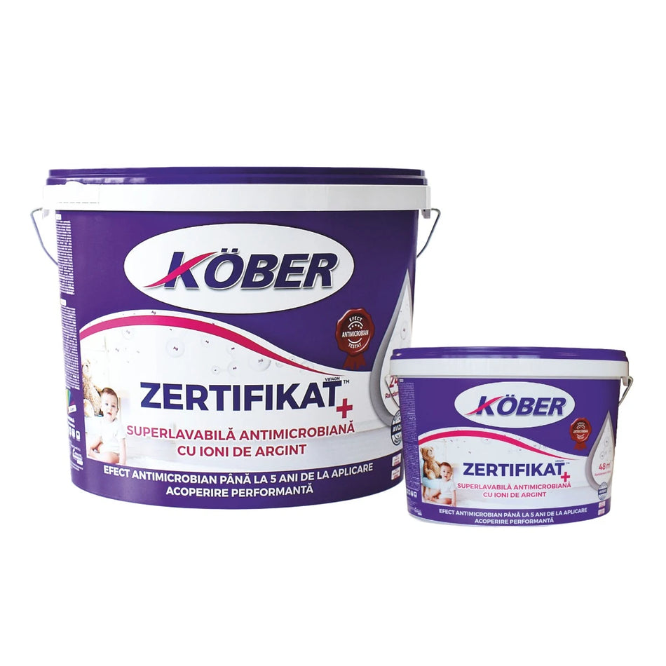 Vopsea Lavabila Zertifikat Plus 15 L+ 3 L Cadou
