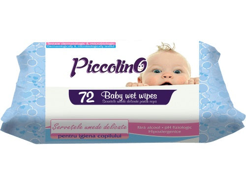 Piccolino Serv.Umede Clasic 72buc Blue