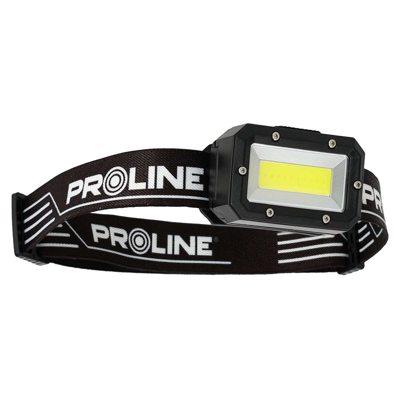 Lanternă de frunte COB, 200 lm, 3 × AAA, zoom, bandă elastică PROLINE 51040