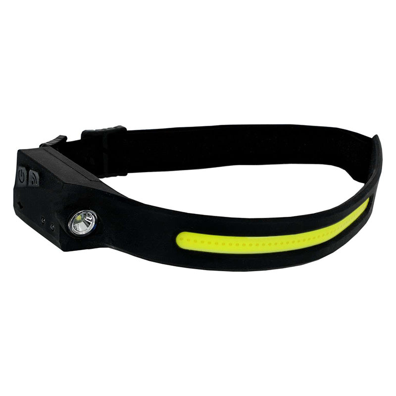 Lanternă frontală cu senzor, COB 300 lm, USB-C, bandă flexibilă PROLINE 51041